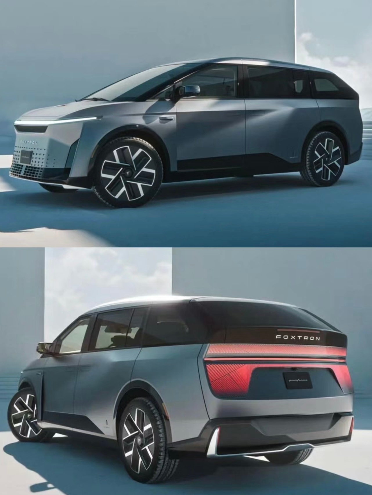 正版电动纳智捷富士康与裕隆汽车联手打造的全新电动MPV 车型Model D官图发