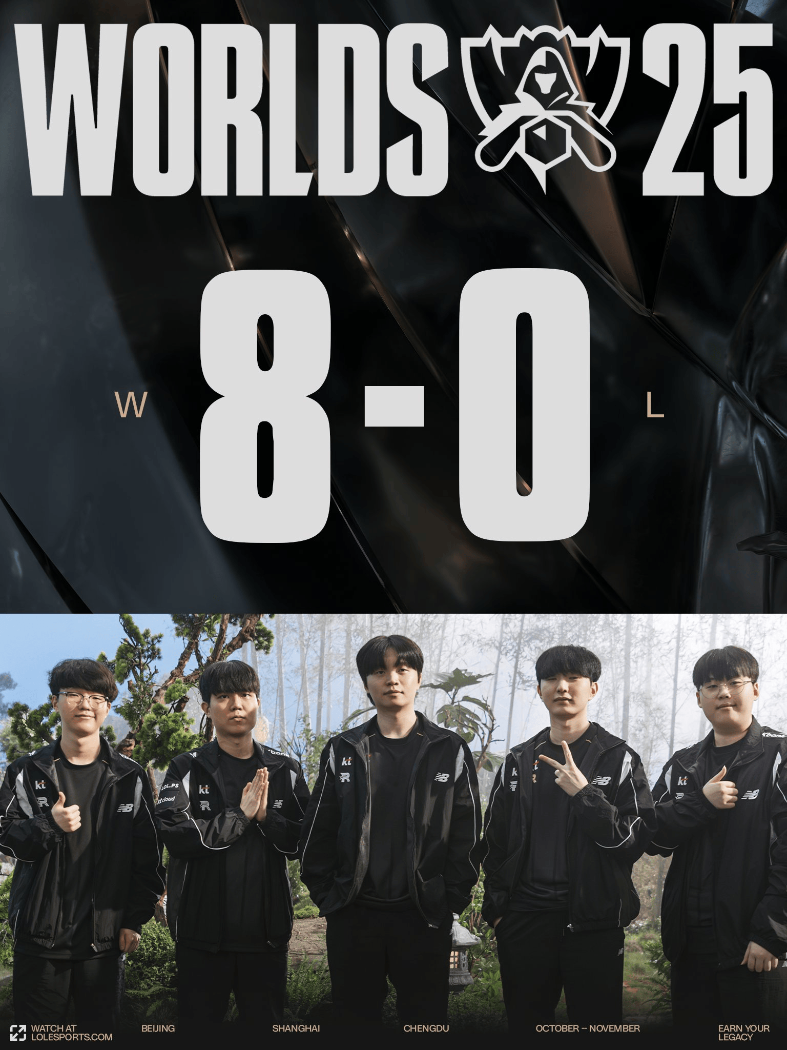 LOL官方发文盛赞KT：S15全球总决赛上战绩8-0，KT仍保持不败