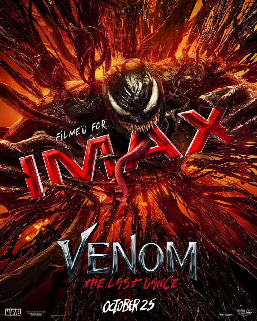 《毒液：最后一舞》发布IMAX、4DX、RealD 3D、Cinemark XD