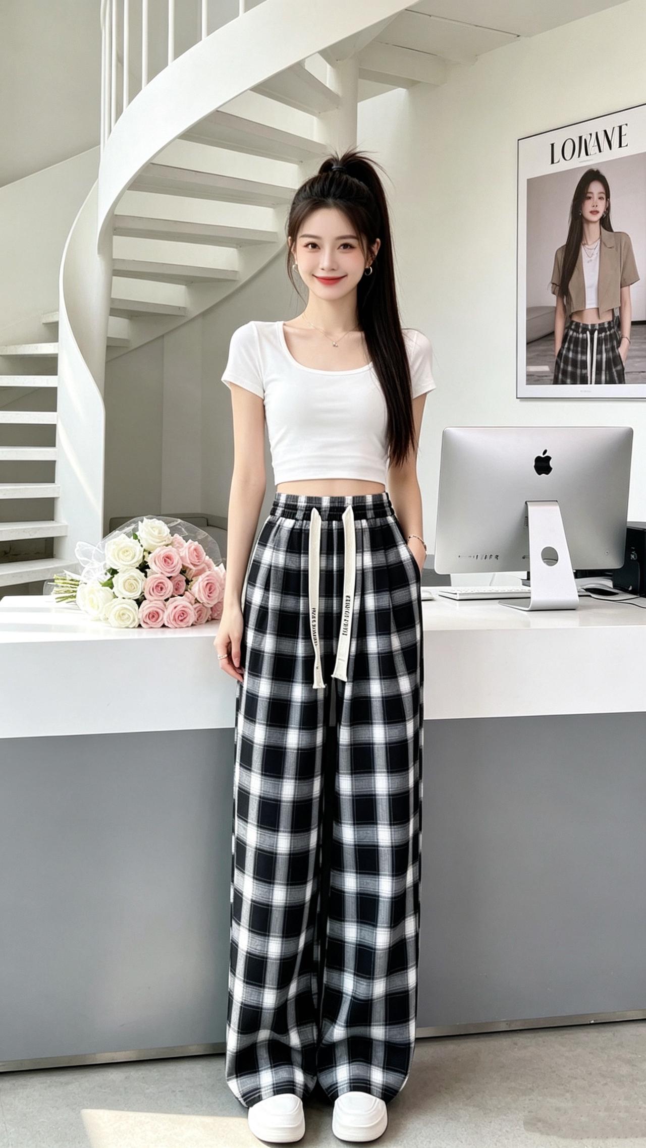梨形身材显瘦穿搭 显瘦显高显气质 高腰显瘦