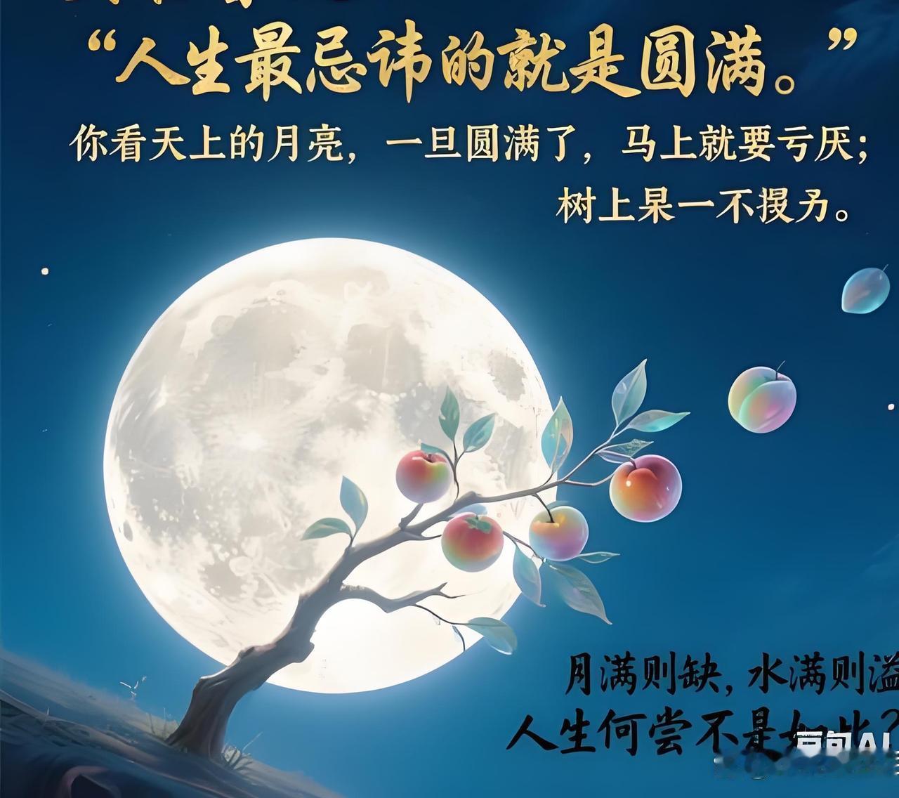 人生规律：月满则亏，人强易折，一切随其自然，顺势而为，才能福寿美满。

1、寿命