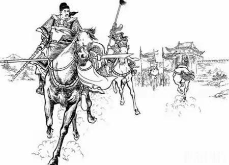 “汝等无礼，数犯上国，如不早退，令汝片甲不归！”长城守将王真挺枪出马...