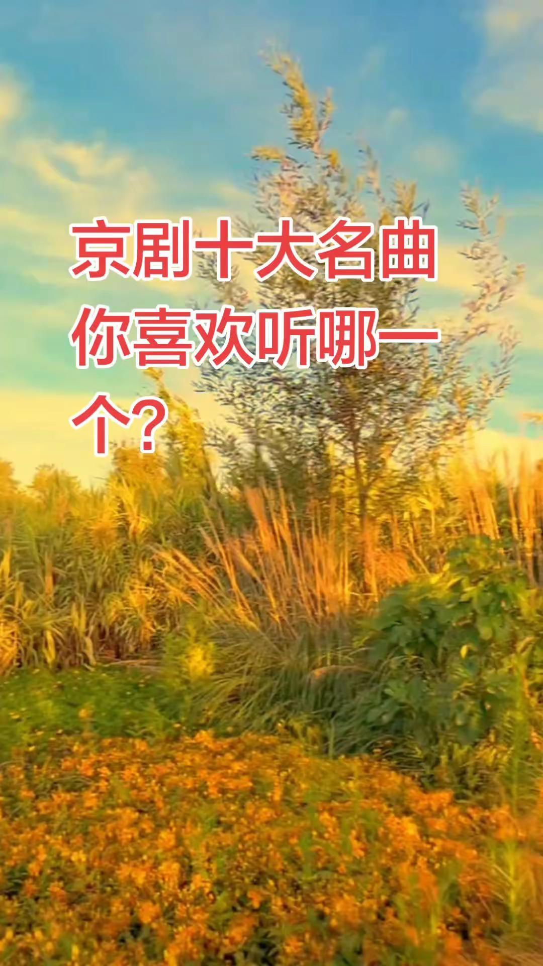 京剧十大名曲，你喜欢听哪一个？京剧
