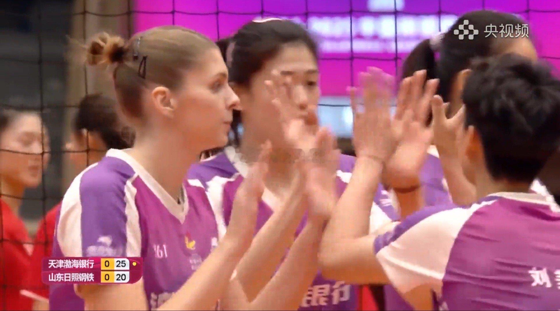 2024-2025中国女排超级联赛A级季后赛D组第二十轮：天津渤海银行vs山东日