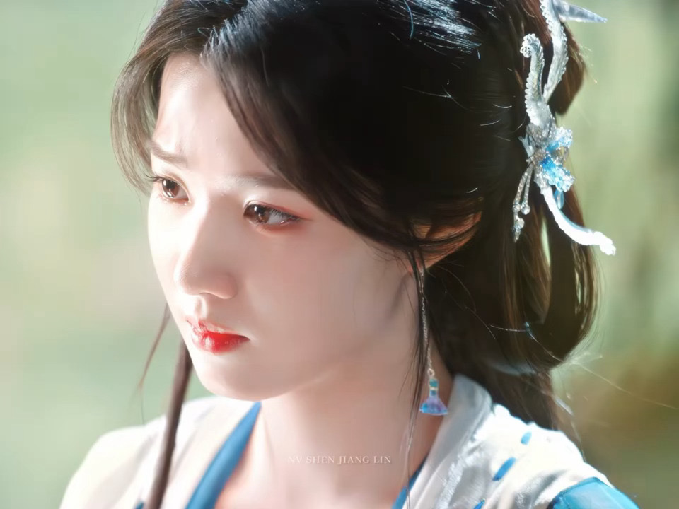 知竹拍的晓晓！好美，我见犹怜
