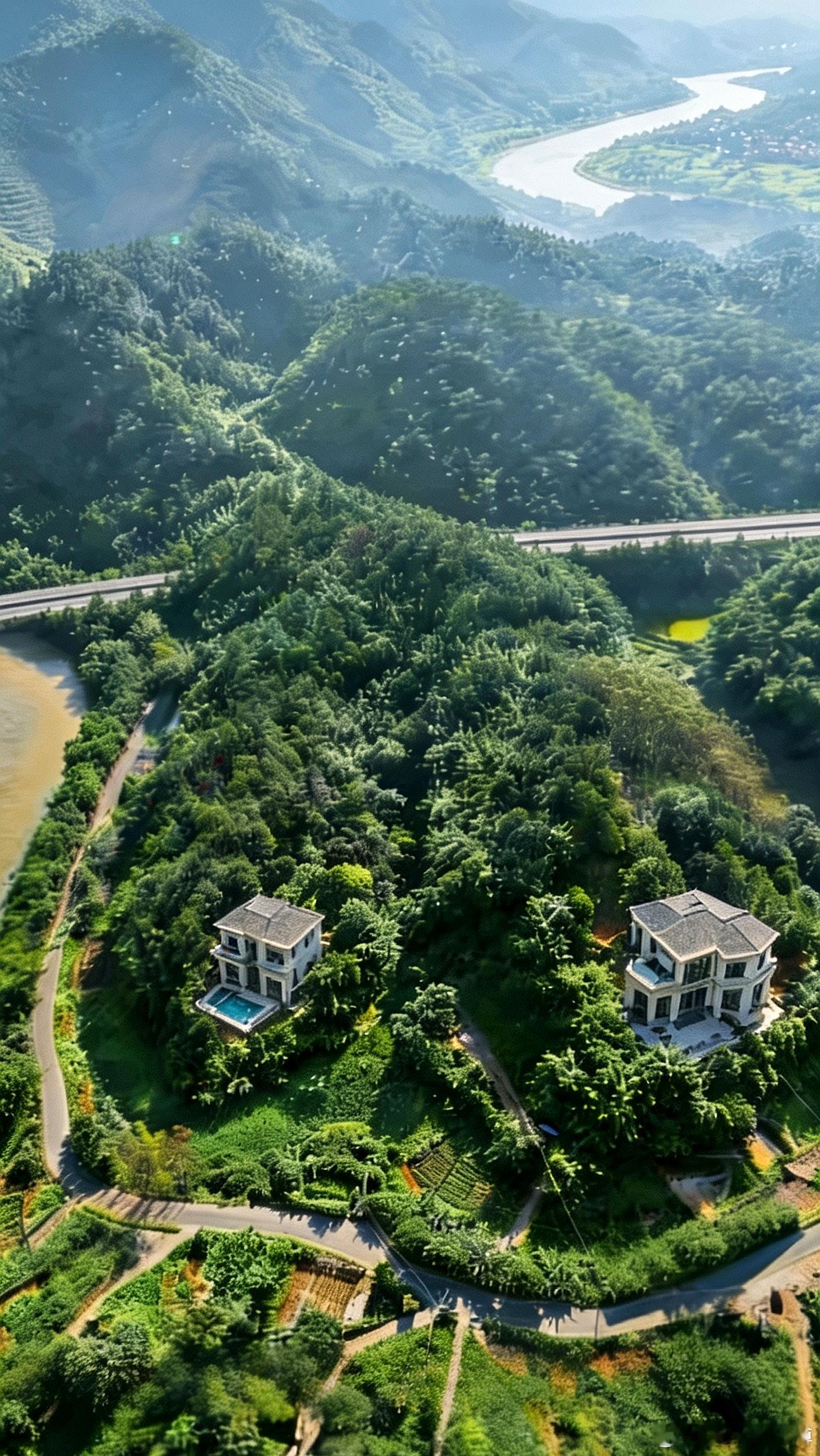 我的同窗好友姓张，她们家建在当地人叫蛇头山的山脚下。她爸爸和叔叔前些年都在城里做
