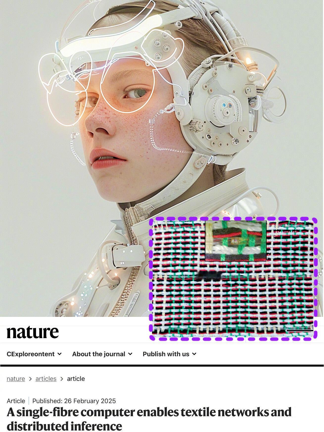 Nature正刊 | MIT可编程💻织物计算机问世！MIT团队在《Nature