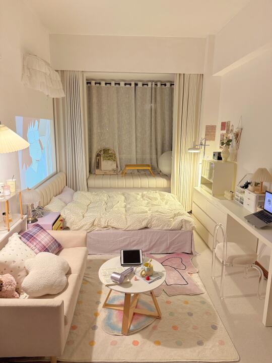 待在这个卧室一定很幸福吧！