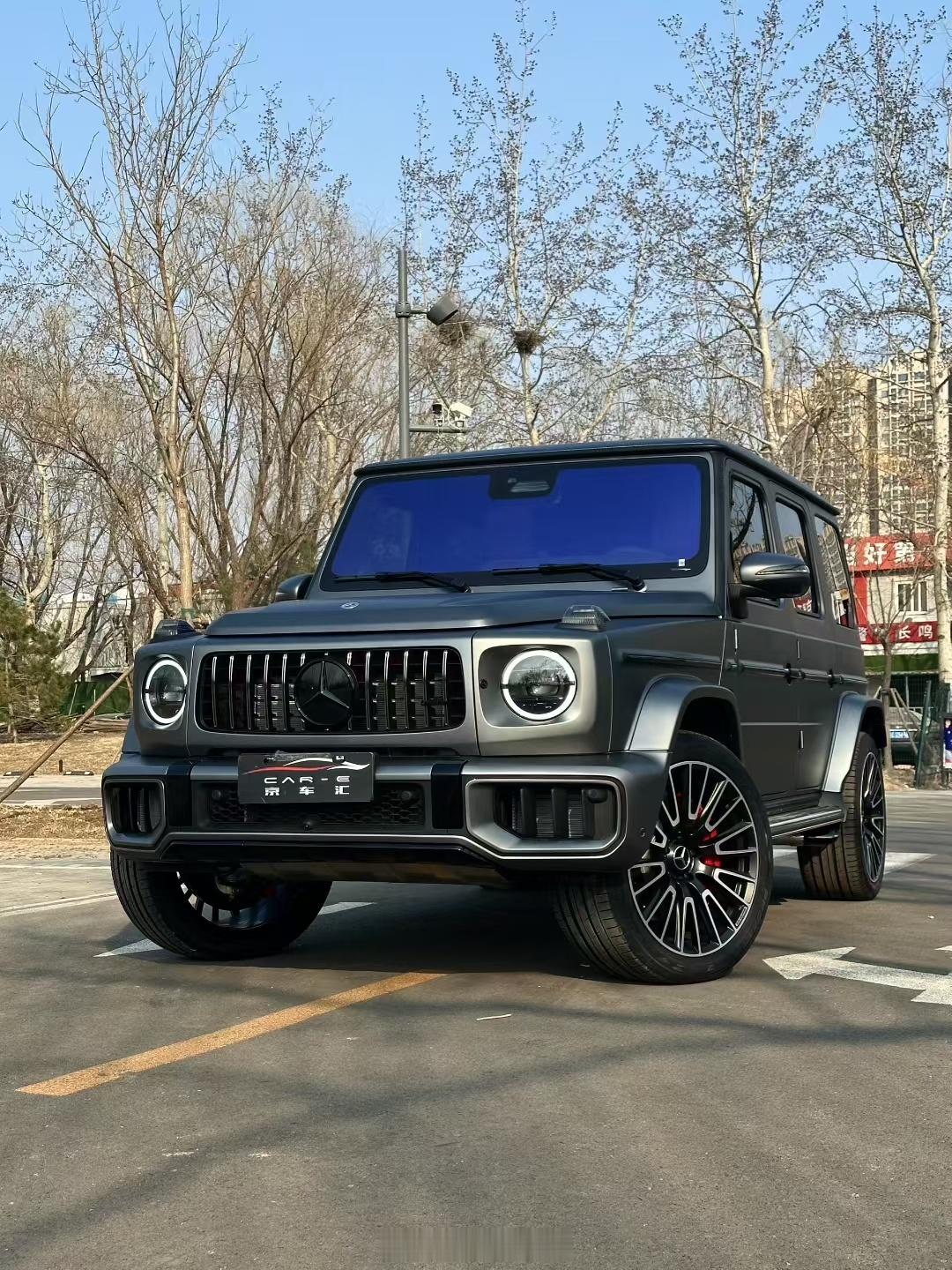 G550秒变G63！暗夜战神降临！给大G换了全套G63暗夜套件，黑化中网+熏黑大