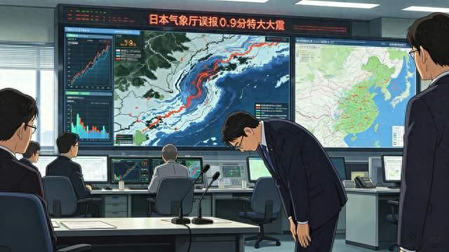 日本气象厅误报9.9级巨震，十余分钟后撤销并鞠躬致歉