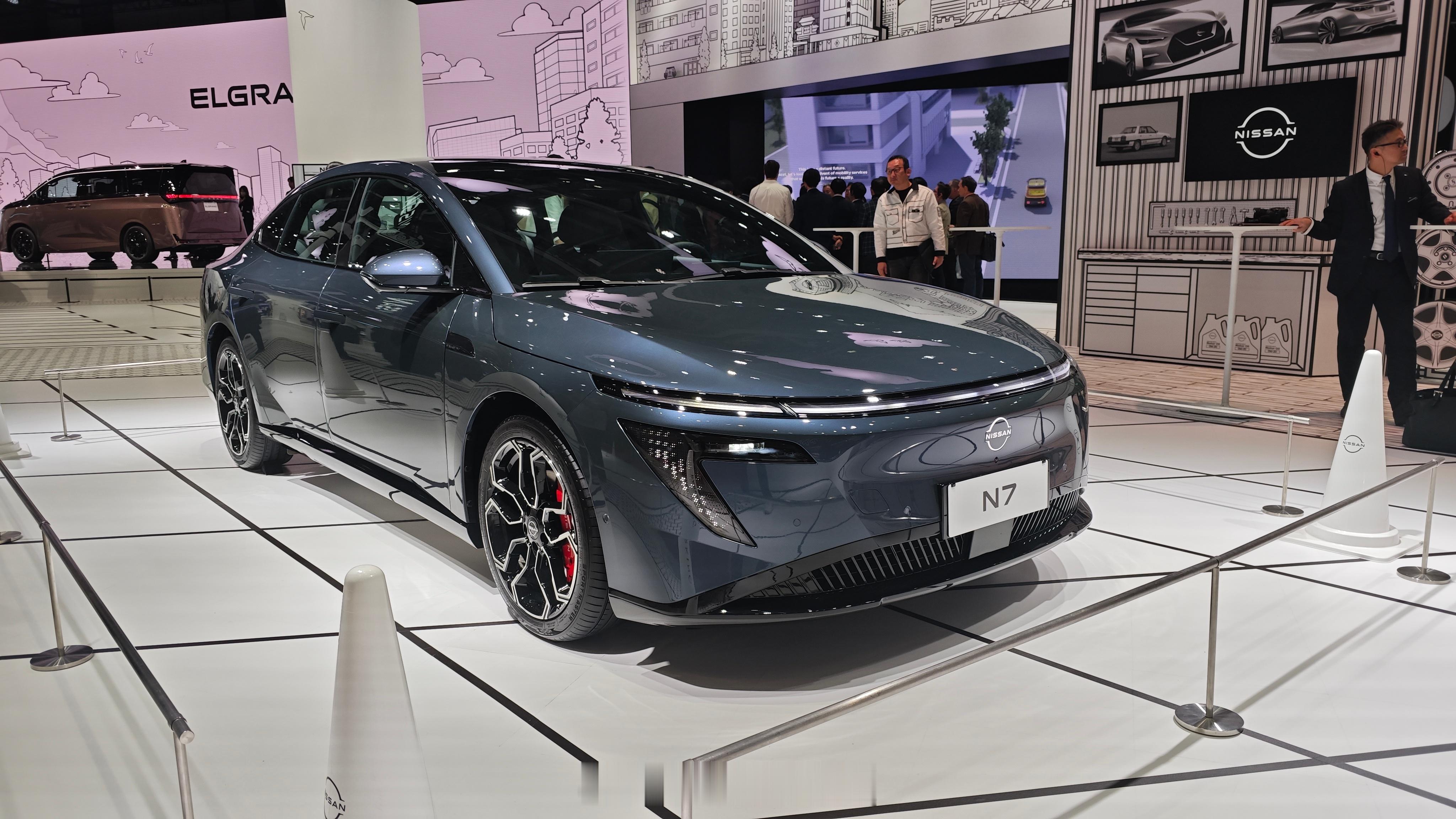 可以说是历史性的一刻到来了，东风日产N7，亮相东京车展！这是东风日产N7第一次海