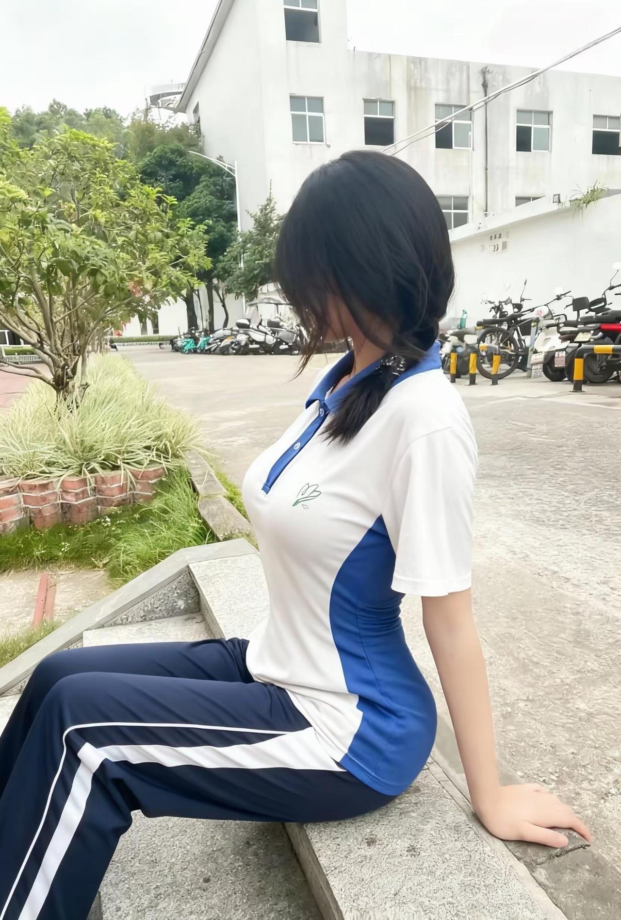 午休的风裹着夏末的热意，校服布料贴着后背时，听见远处蝉鸣又轻颤了半声。砖缝里的草