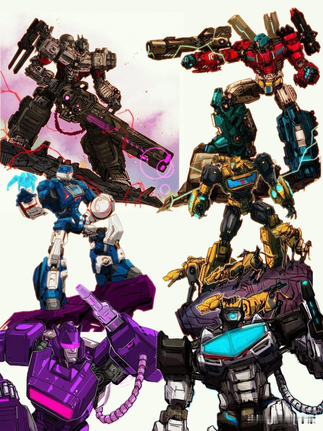 变形金刚插画作品一组 画师frederic
动漫 二次元 原画分享家 插画 卡通