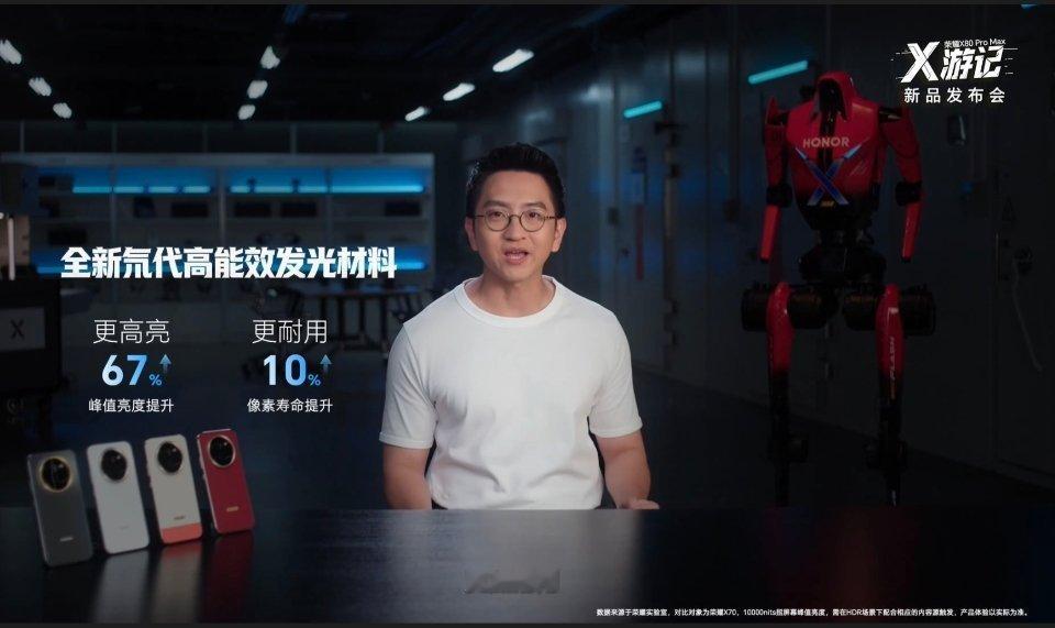 荣耀x80promax 屏幕配置诚意拉满，搭载6.8英寸1.5K OLED直屏，