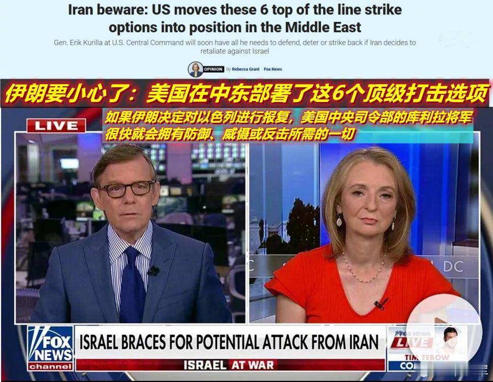 美媒说目前有六大顶级武器在瞄准伊朗威慑其不敢轻举妄动——“六大”分别是巡航导弹核