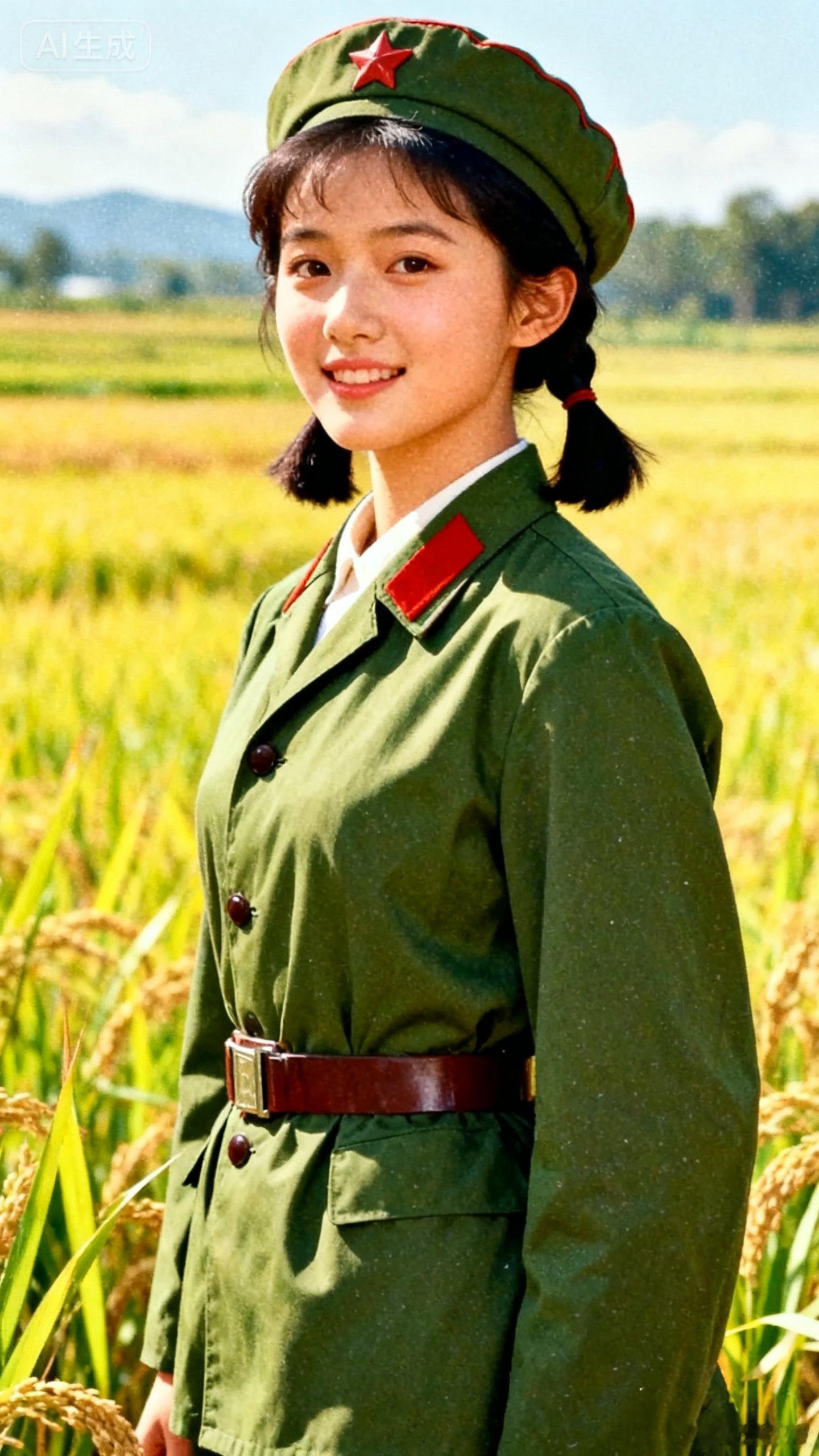 稻浪千重凝壮志，英雄遍地换新装。 ​​​