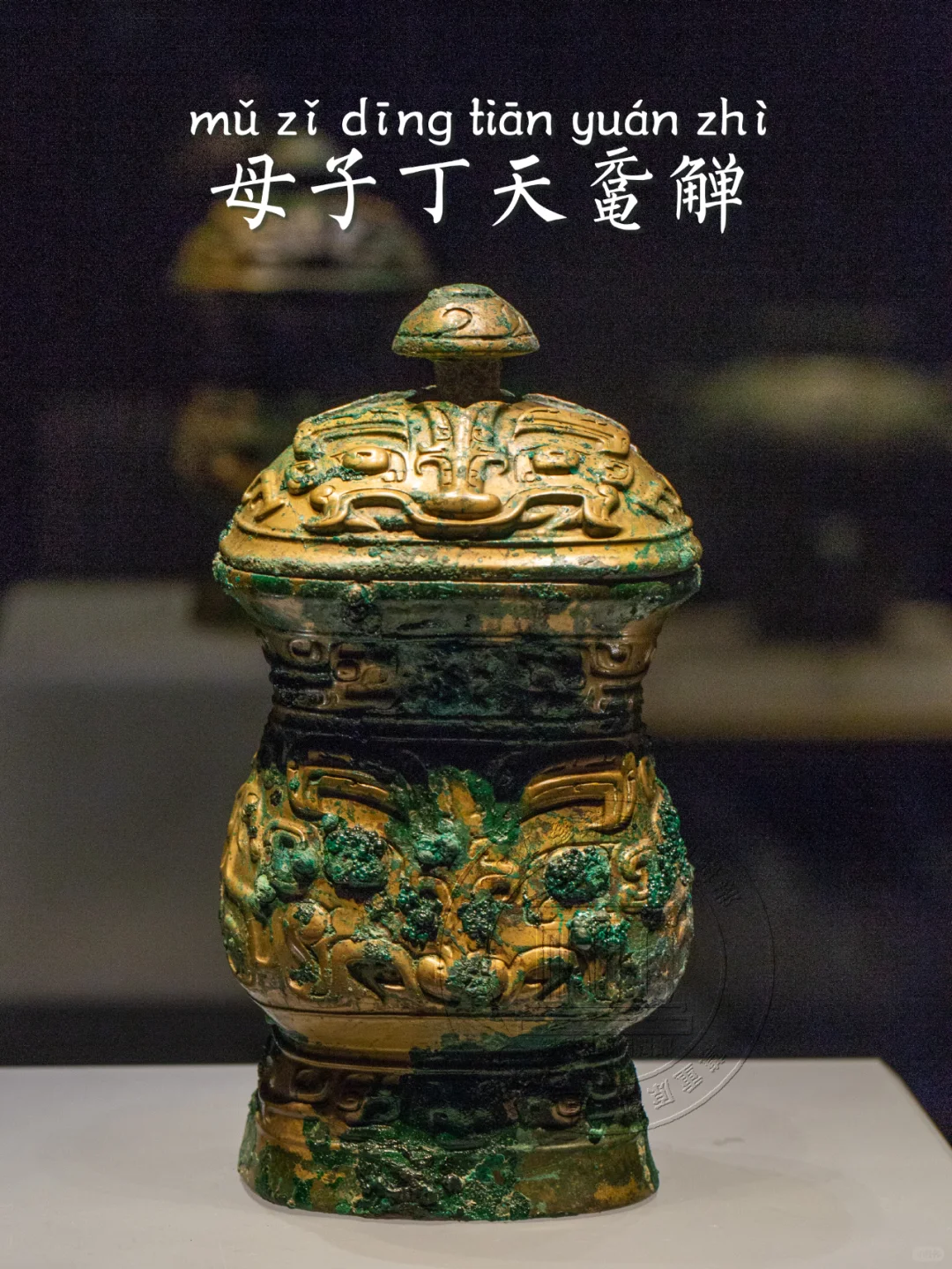 【母子丁天鼋觯】原来青铜器不是天生绿色的