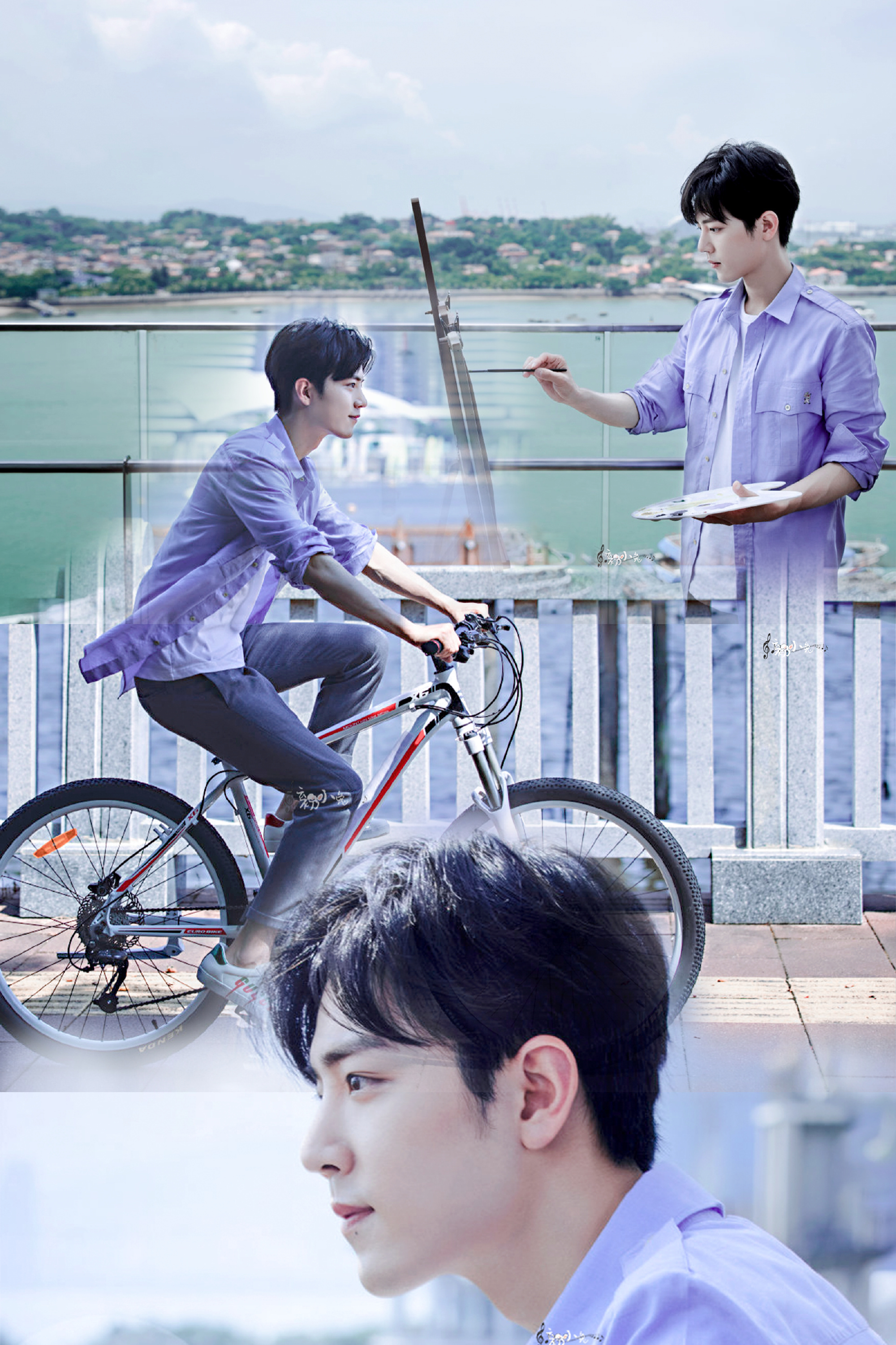 今日份蓝朋友，小清新帅气养眼真好看！ AI短剧侵权肖战最高可判10年📮肖战领奖