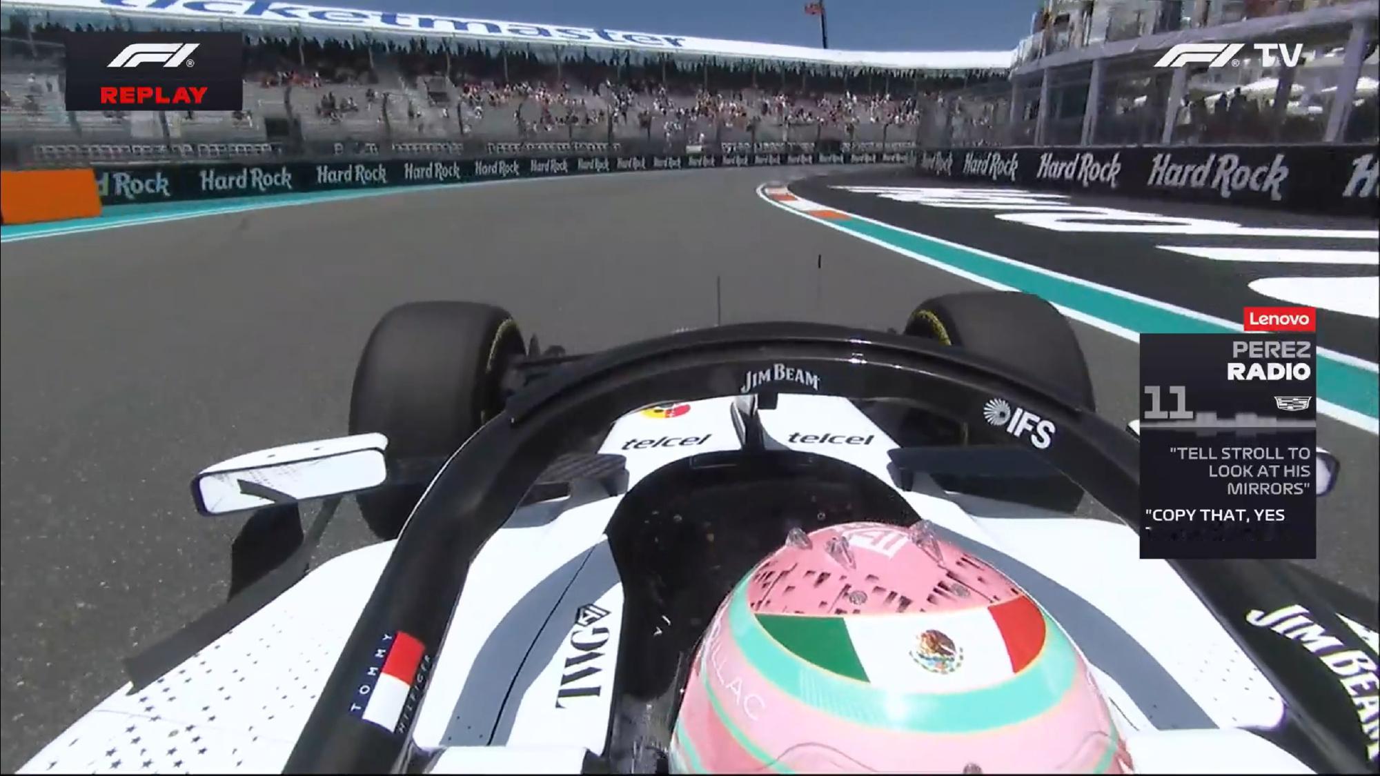佩雷兹：告诉斯托尔看看后视镜！F12026F1迈阿密大奖赛