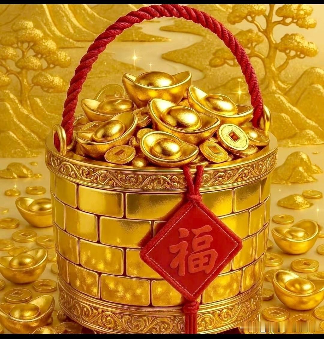 送你一桶金，富贵伴终身。