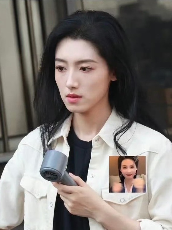 陈都灵与替身同一天气质状态的极致反差