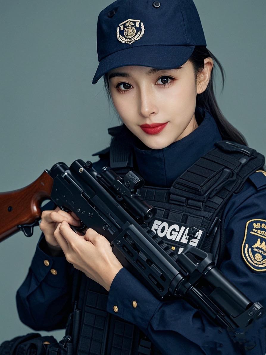 小时候的梦想就是抓坏人，后来他们说我长得英气又妩媚，是不是相由心生