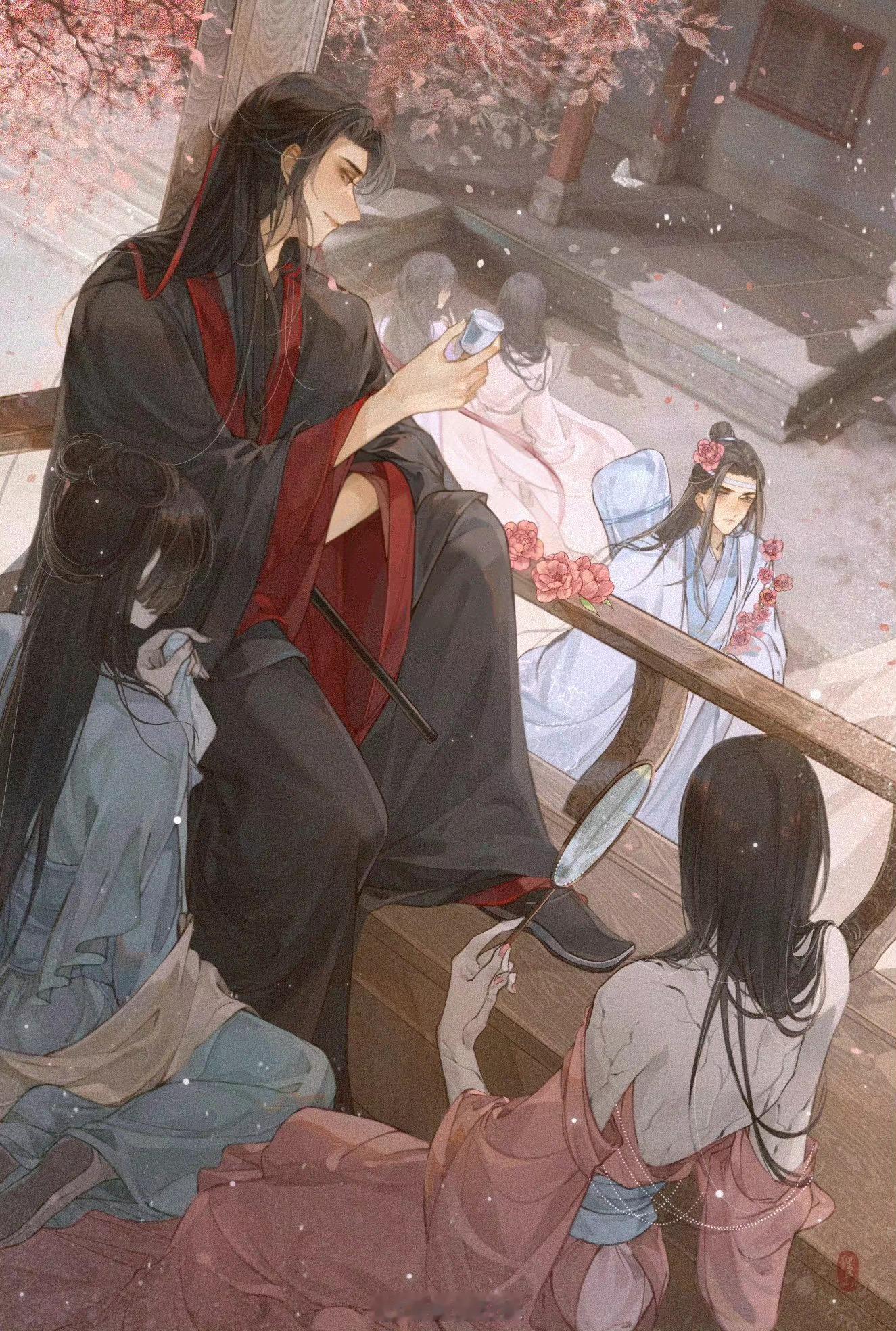 魔道祖师  “上来喝一杯吧？Cr：狸半仙儿 