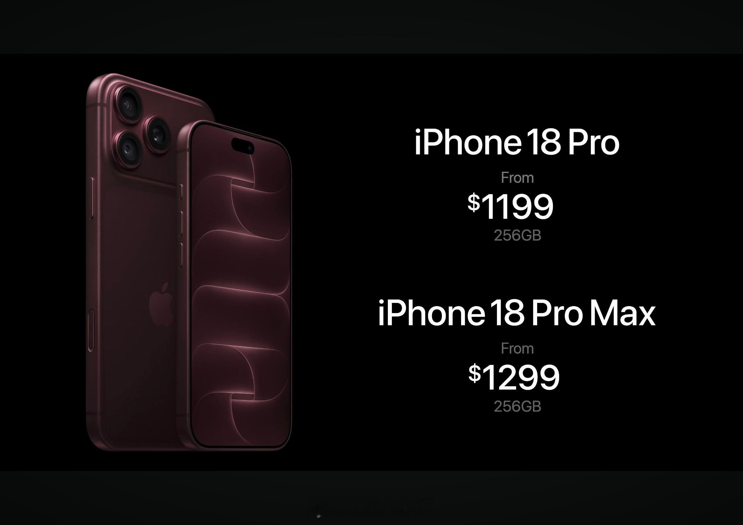 iPhone18Pro涨价100美元还好还好，价格不贵，不过我不买，真心提升不大