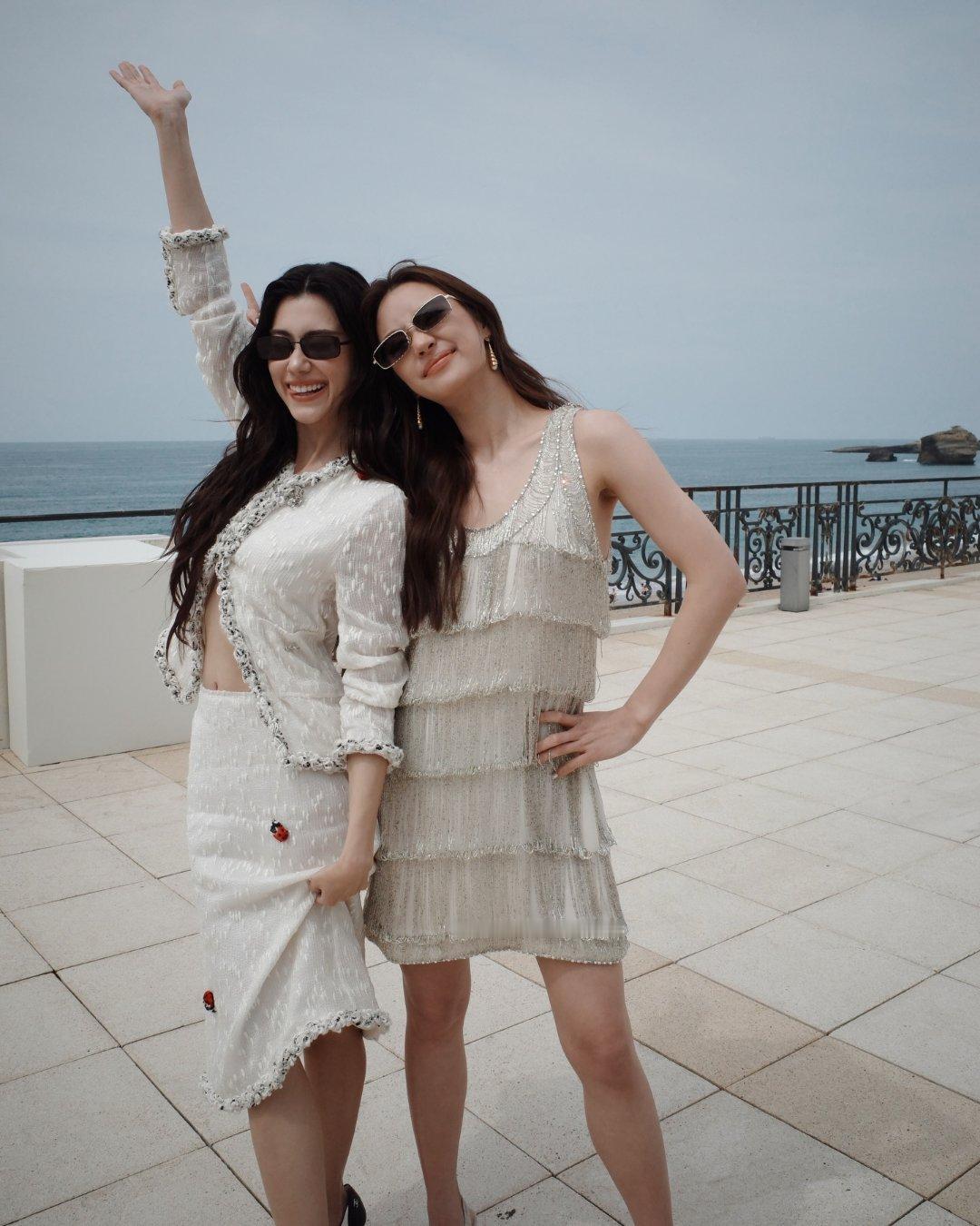 LenaLalinaLena Lalina｜IG动态✨法国比亚里茨香奈儿Crui