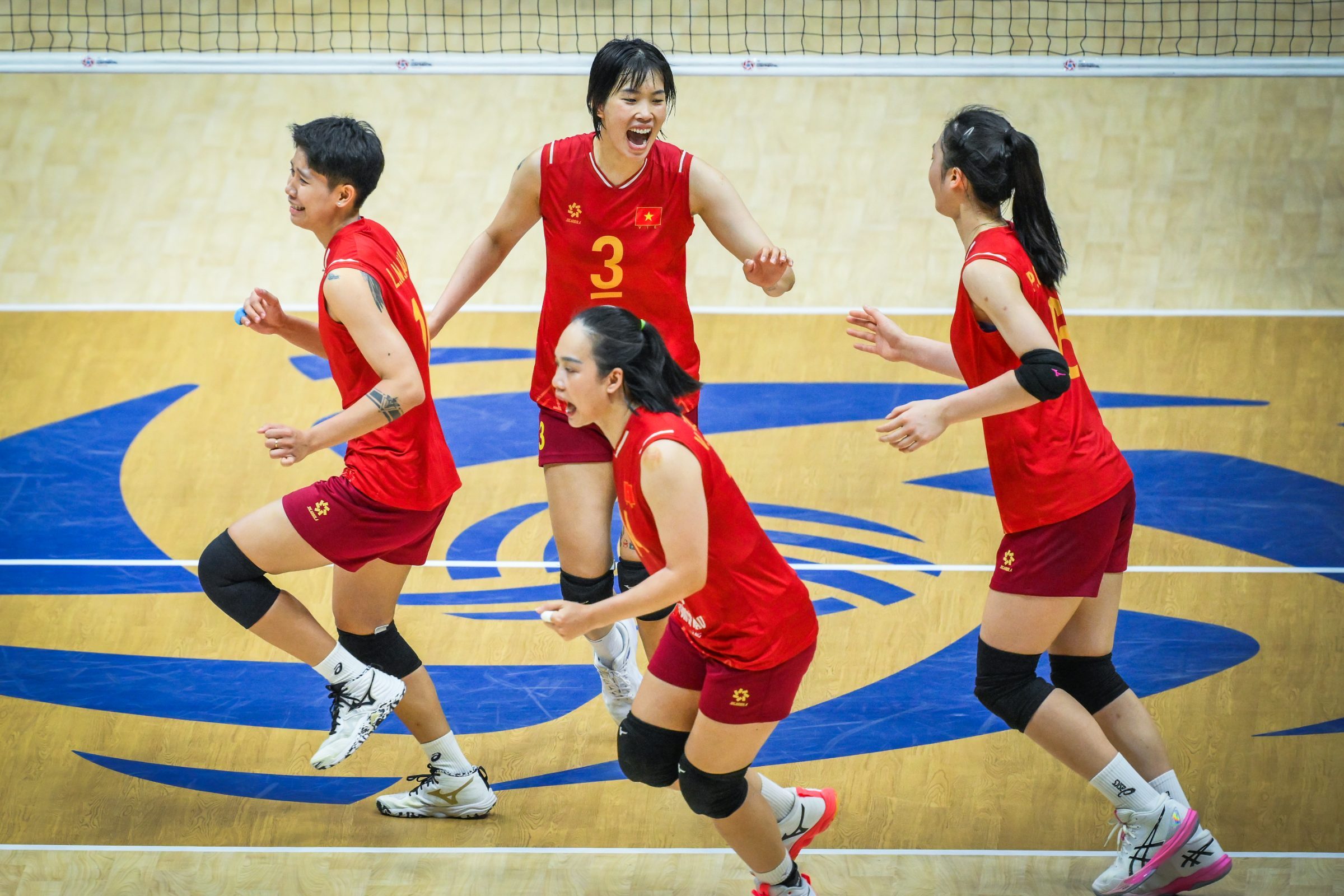 -【2026年女排亚锦赛小组赛-C组】韩国🇰🇷3-1越南🇻🇳，取得开门红