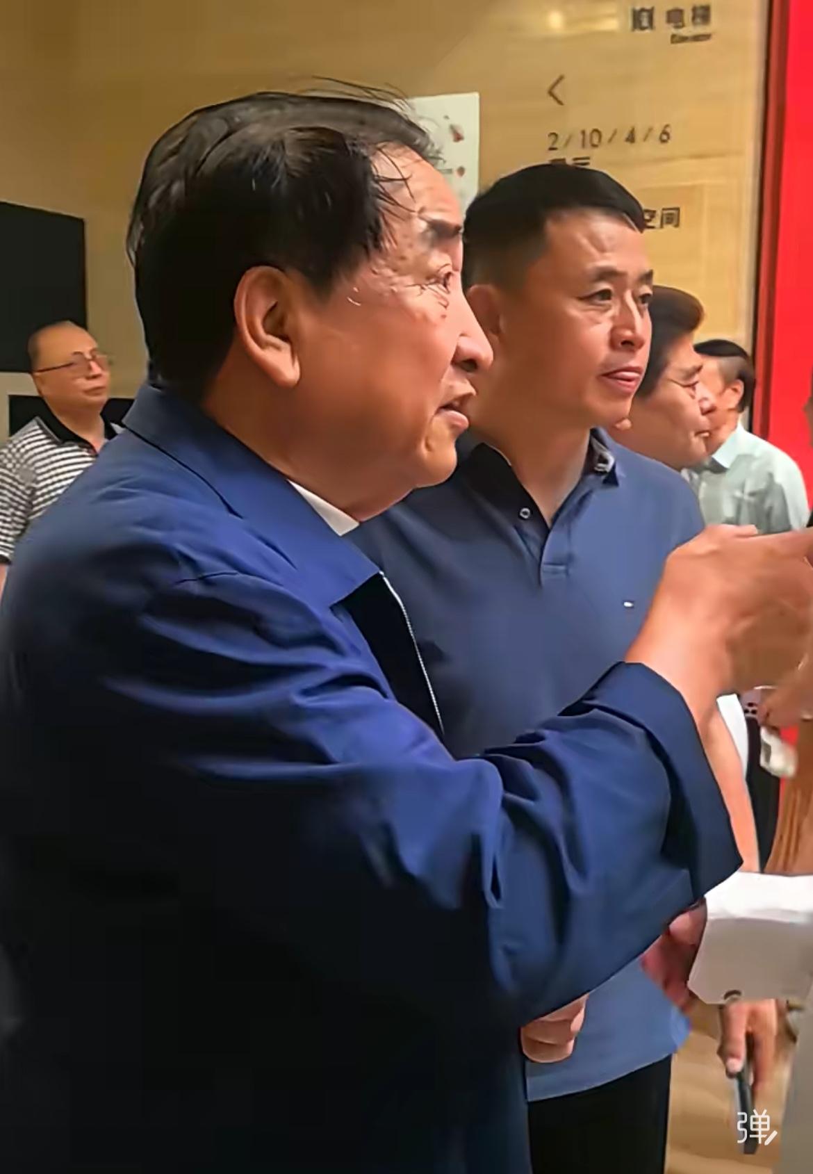 6月8日，姜昆在中国美术馆出席重回长安-王西京艺术展。
