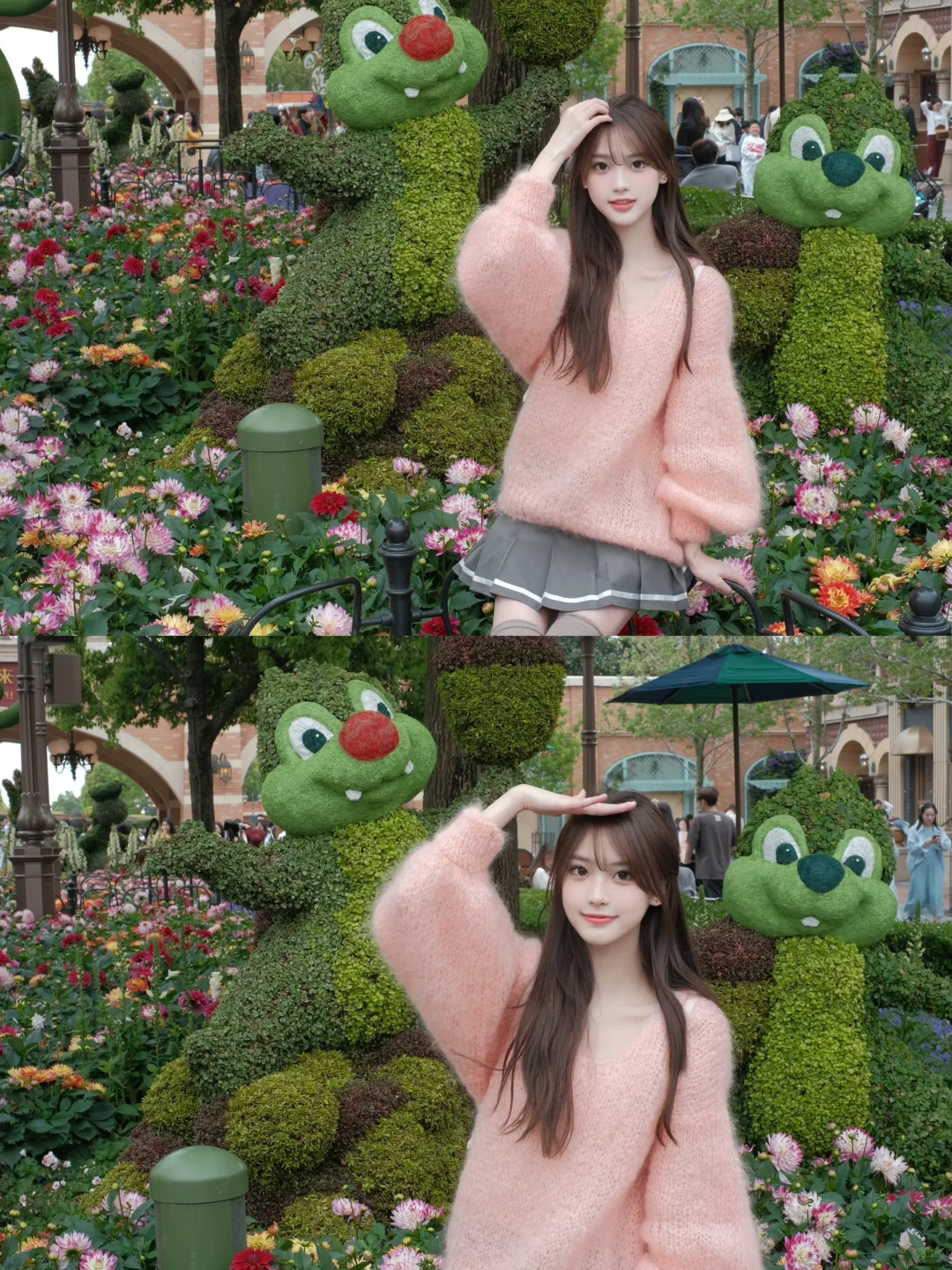 春日迪士尼 园区里的花花美爆了！