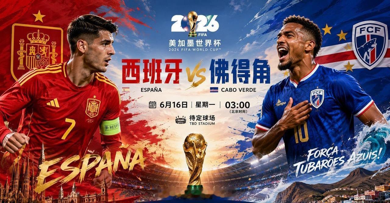 2026年世界杯H组首轮，西班牙队迎战首次参赛的佛得角，却踢出了一场沉闷的0-0