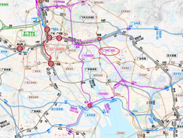 广深之间其实不算缺铁路，广深港高铁、广深城际都在跑。但真到节假日查票就知道，深圳