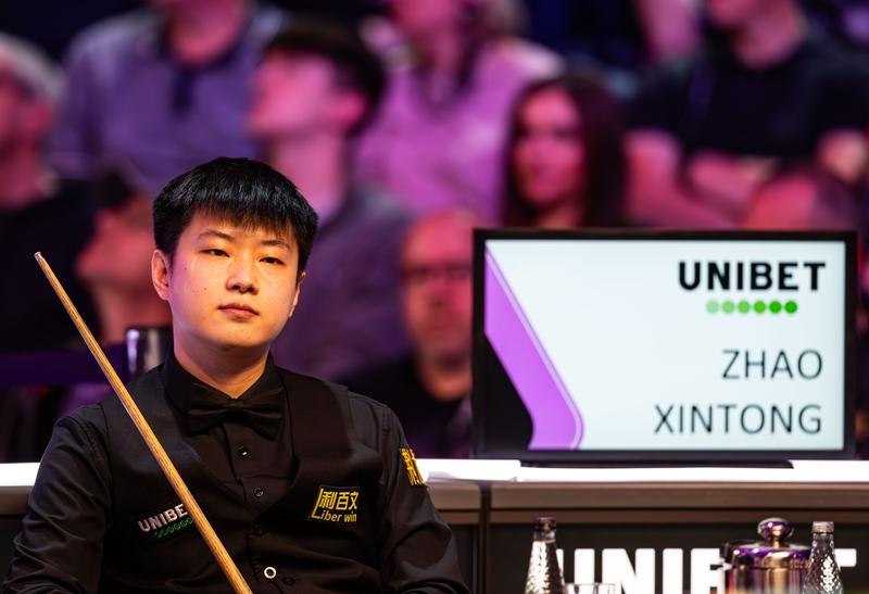 11月6日斯诺克国锦赛8进4上半区，赵心童和吴宜泽这俩中国选手太牛了，直接会师半