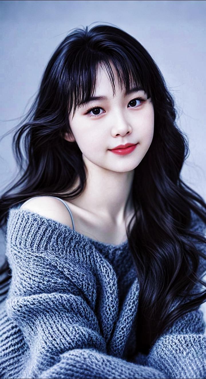 AI扩图 AI墨韵佳人