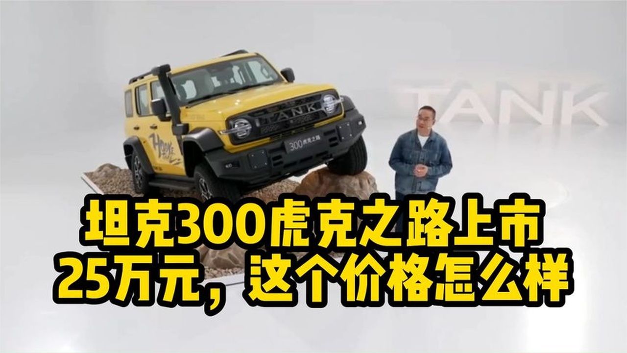 长城坦克300虎克之路上市，这个价格怎么样？