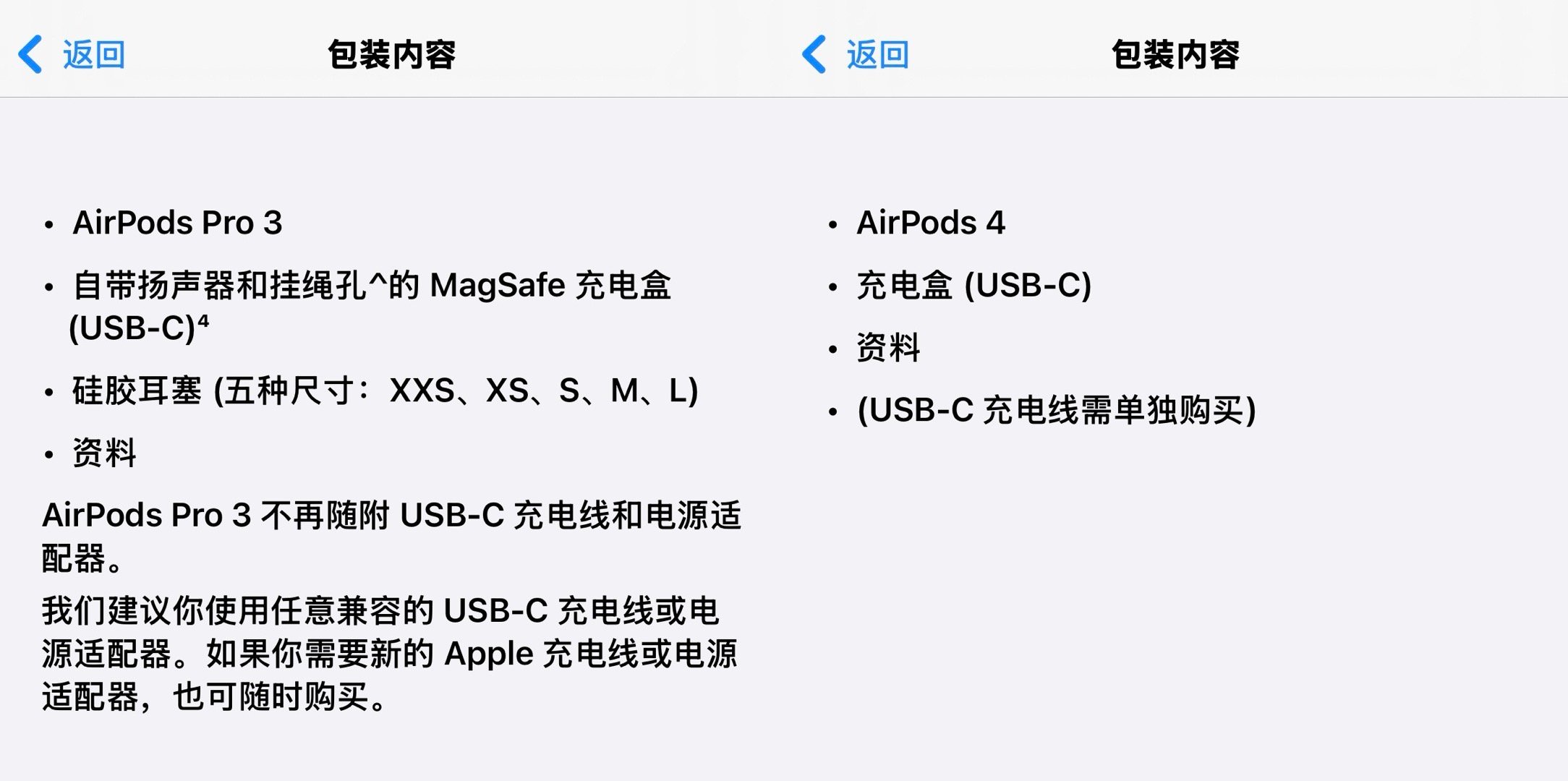 AirPodsPro3才发现这耳机原来没有送充电线的[笑cry]不过AirPod