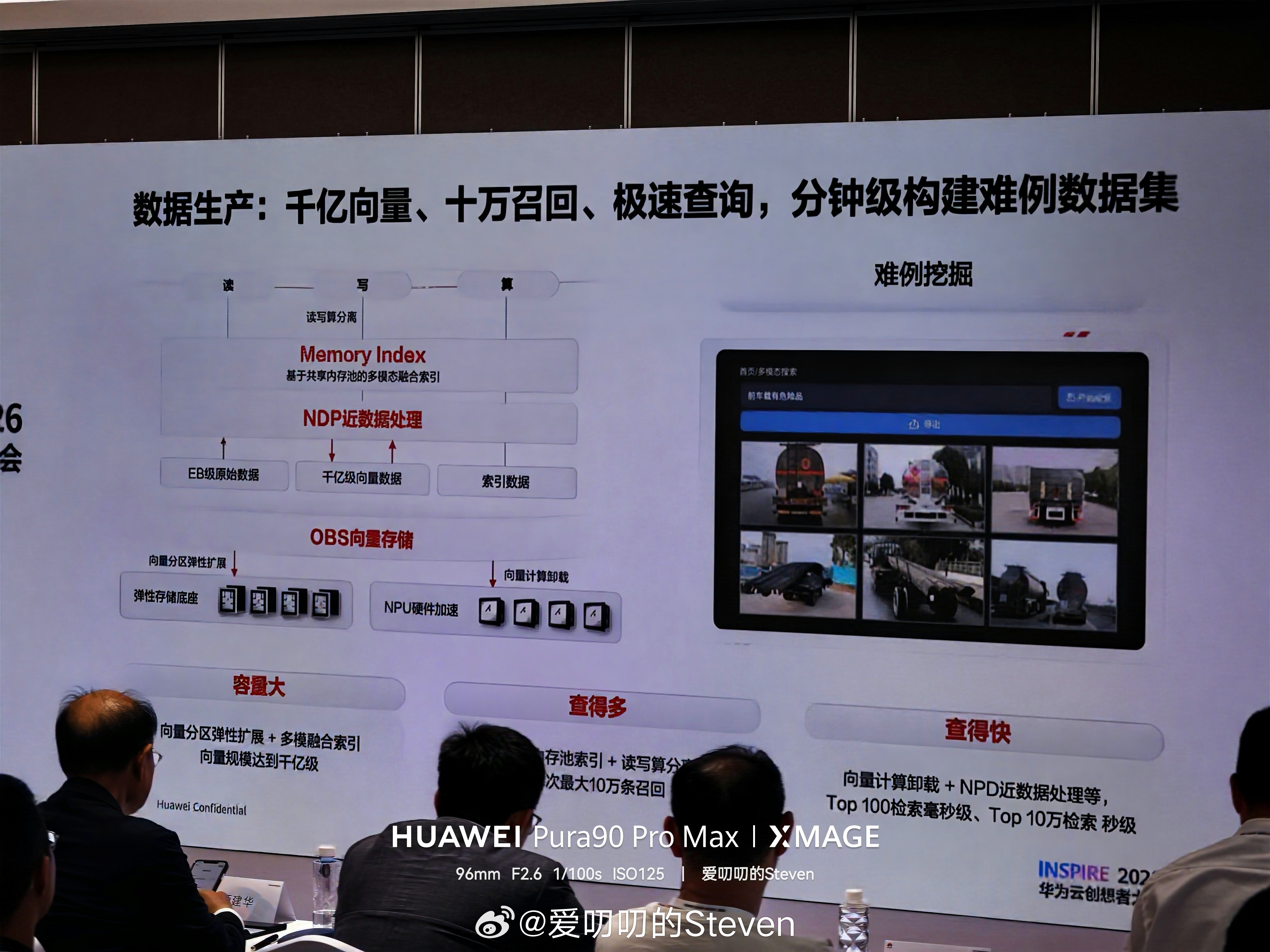 今天华为云创想者大会智能汽车会场分享，华为智驾的优势：自研国产算力，规避英伟达等