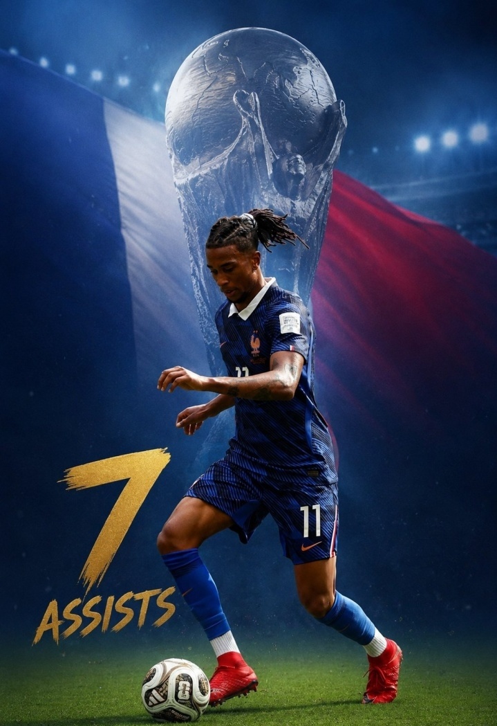 CRonaldo007世界杯姆巴佩获得世界杯金靴 🚨姆巴佩成为历史上第四名单届