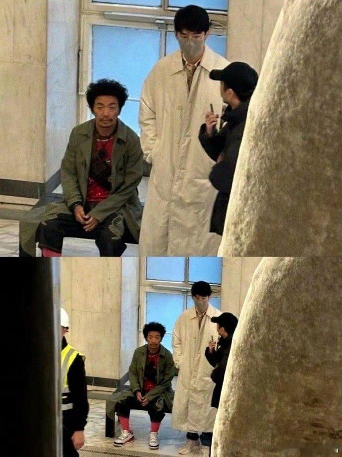 网友在大英博物馆偶遇王宝强、刘昊然这是在拍《唐探4》吗？期待了[努力] 