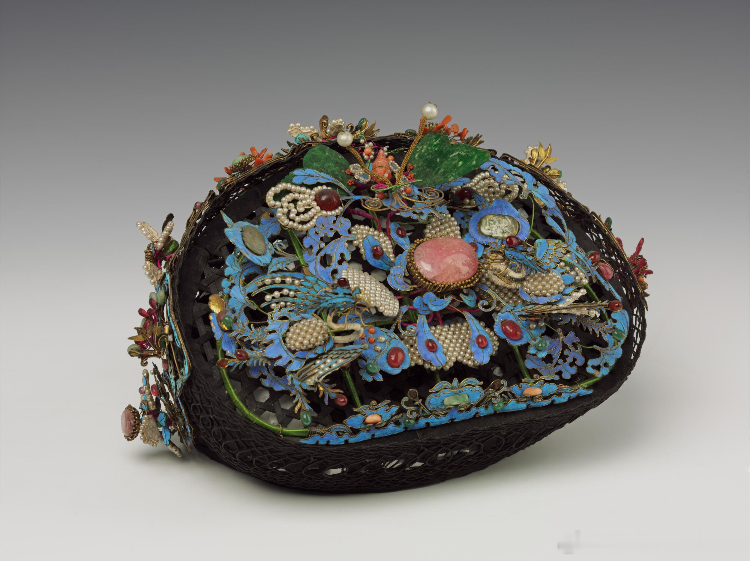 Headdress, 1800-1900. China. Victoria & 