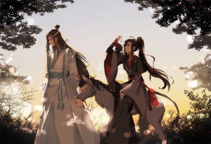 忘羡组合，神仙眷侣小苹果的眼神～[吃瓜]#夏日次元盛典# ​​​
