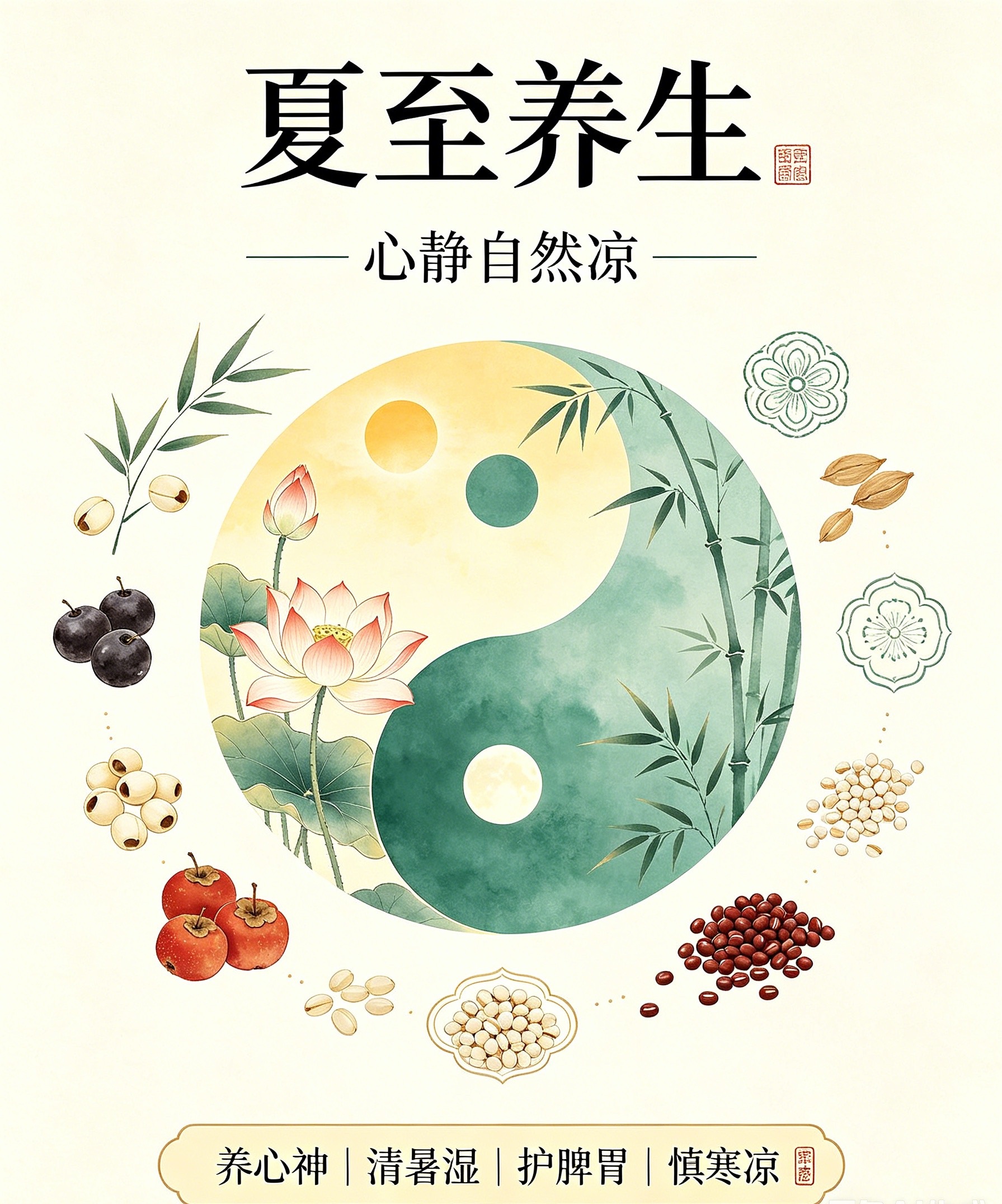中医夏至完整养生指南，99% 的人都需要核心病机：阳极阴生，心火最旺，暑湿并重，