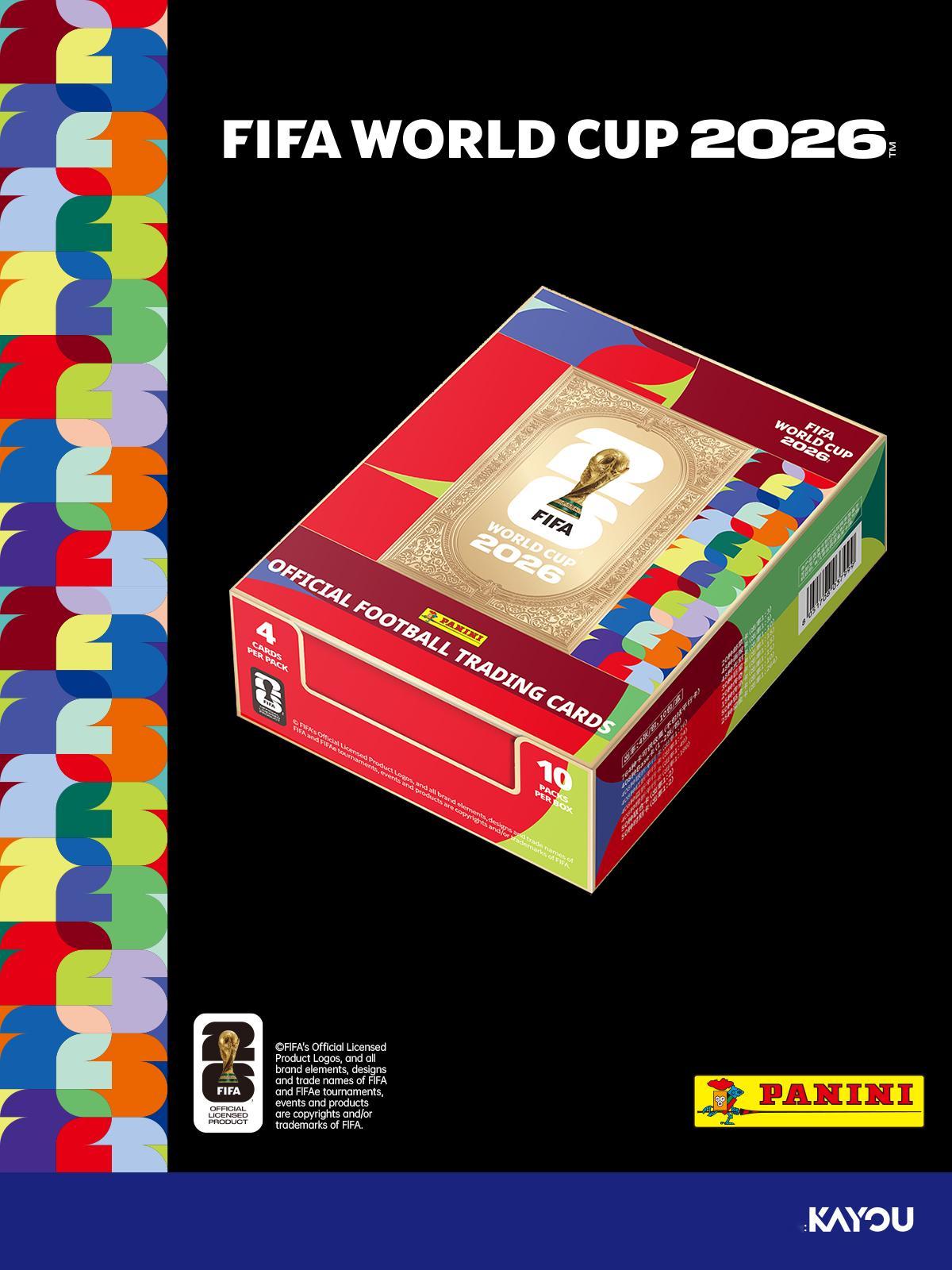 今年Panini世界杯产品有一些是卡游代工的，作为交换，卡游也成为了Panini