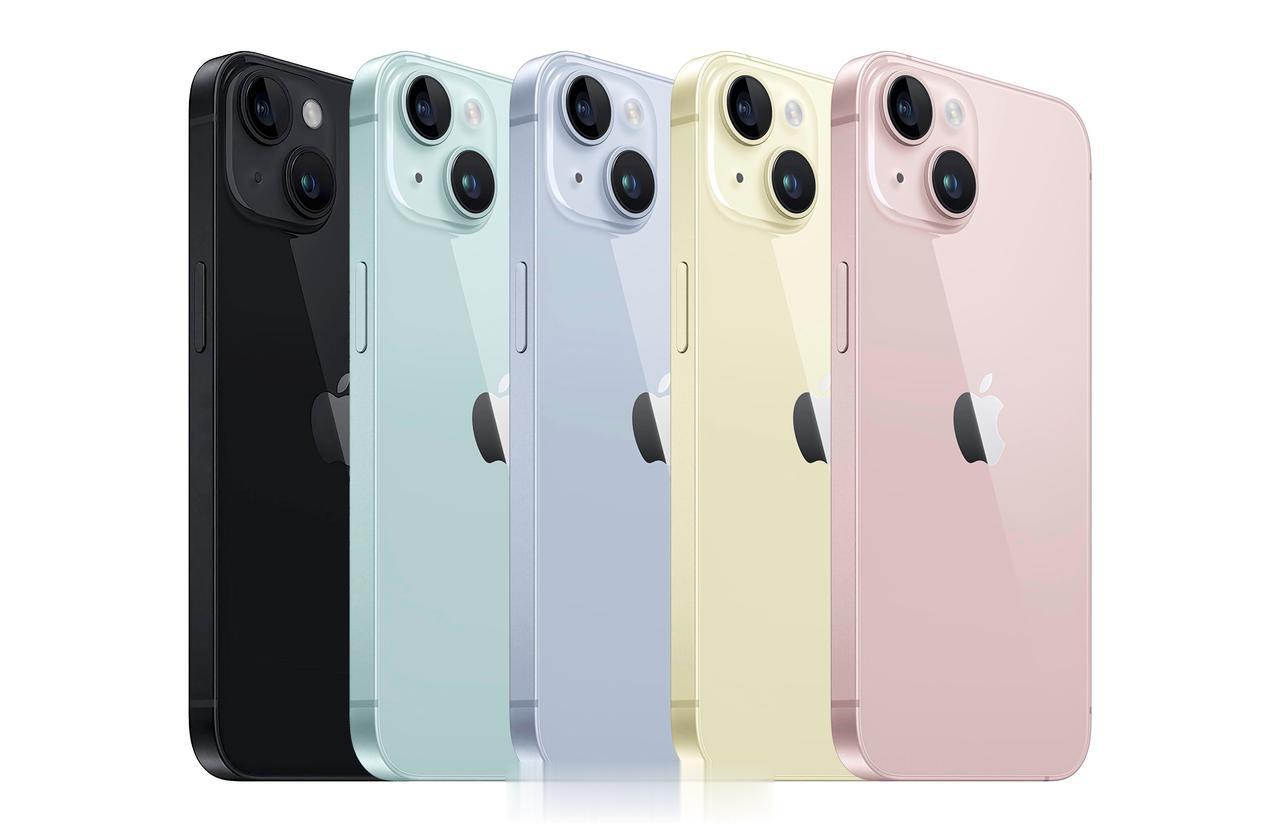  iPhone 15/Plus最新爆料：黑色、绿色（浅青色）、浅蓝色、奶黄色、粉