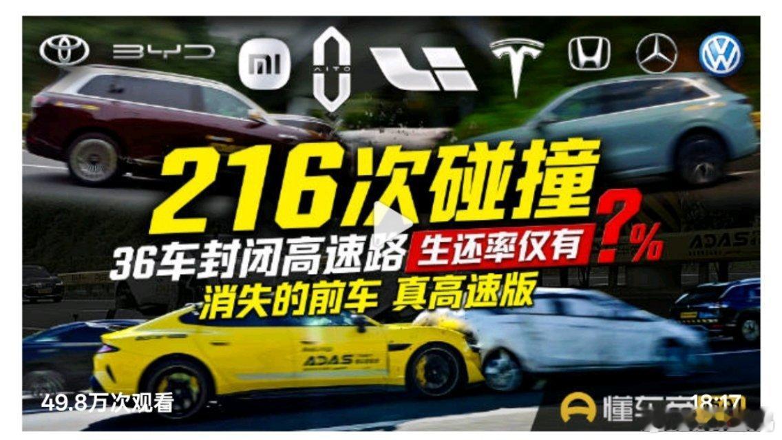 懂车帝测试测评的根本目的，就是不让“傻X脑C无脑、无条件的相信辅助驾驶”，使用辅