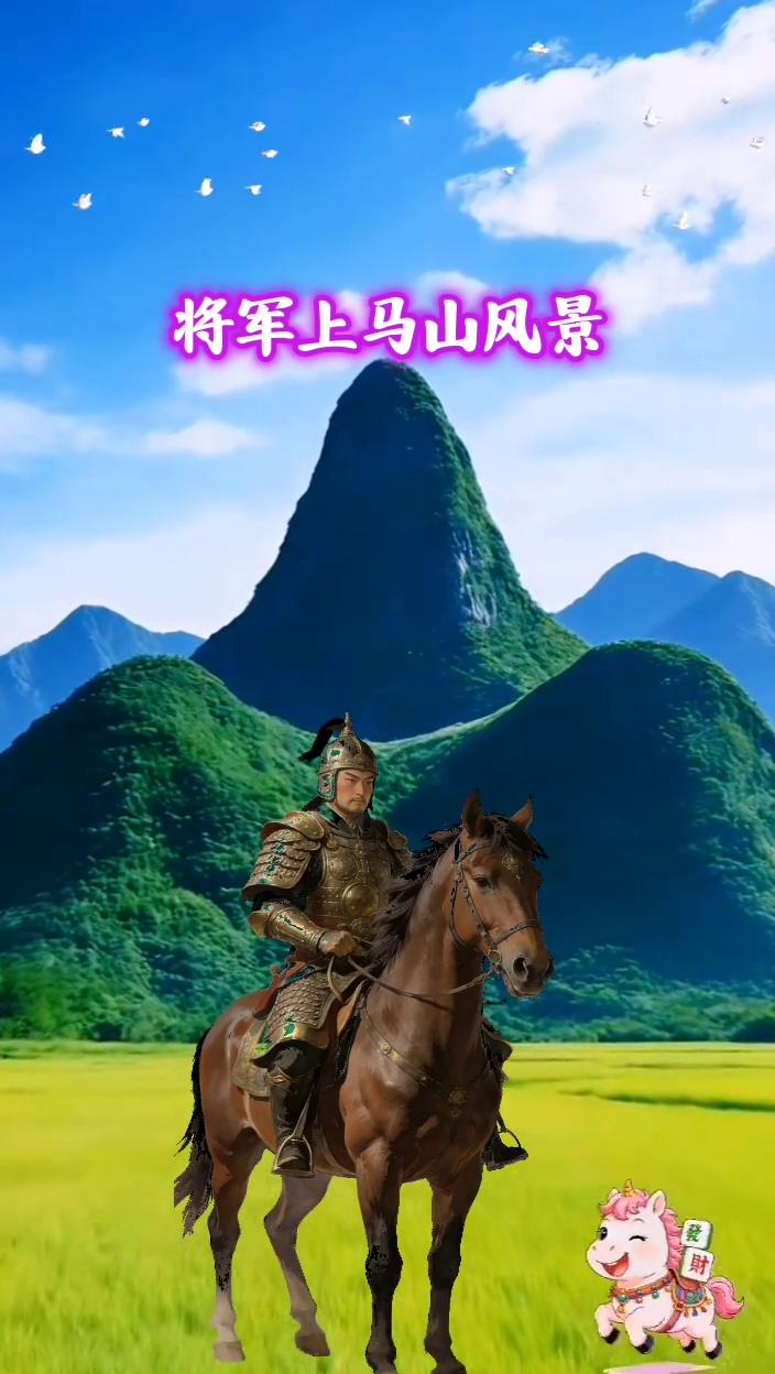 将军上马山风景，马上贵人山风景。