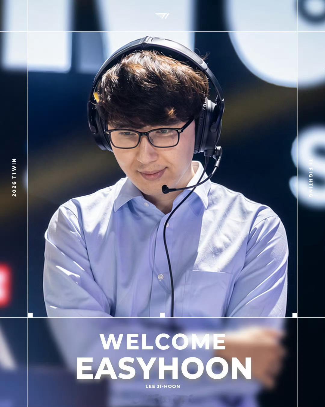 T1官宣Easyhoon回归 𝐖𝐞𝐥𝐜𝐨𝐦𝐞, '𝐄𝐚𝐬𝐲