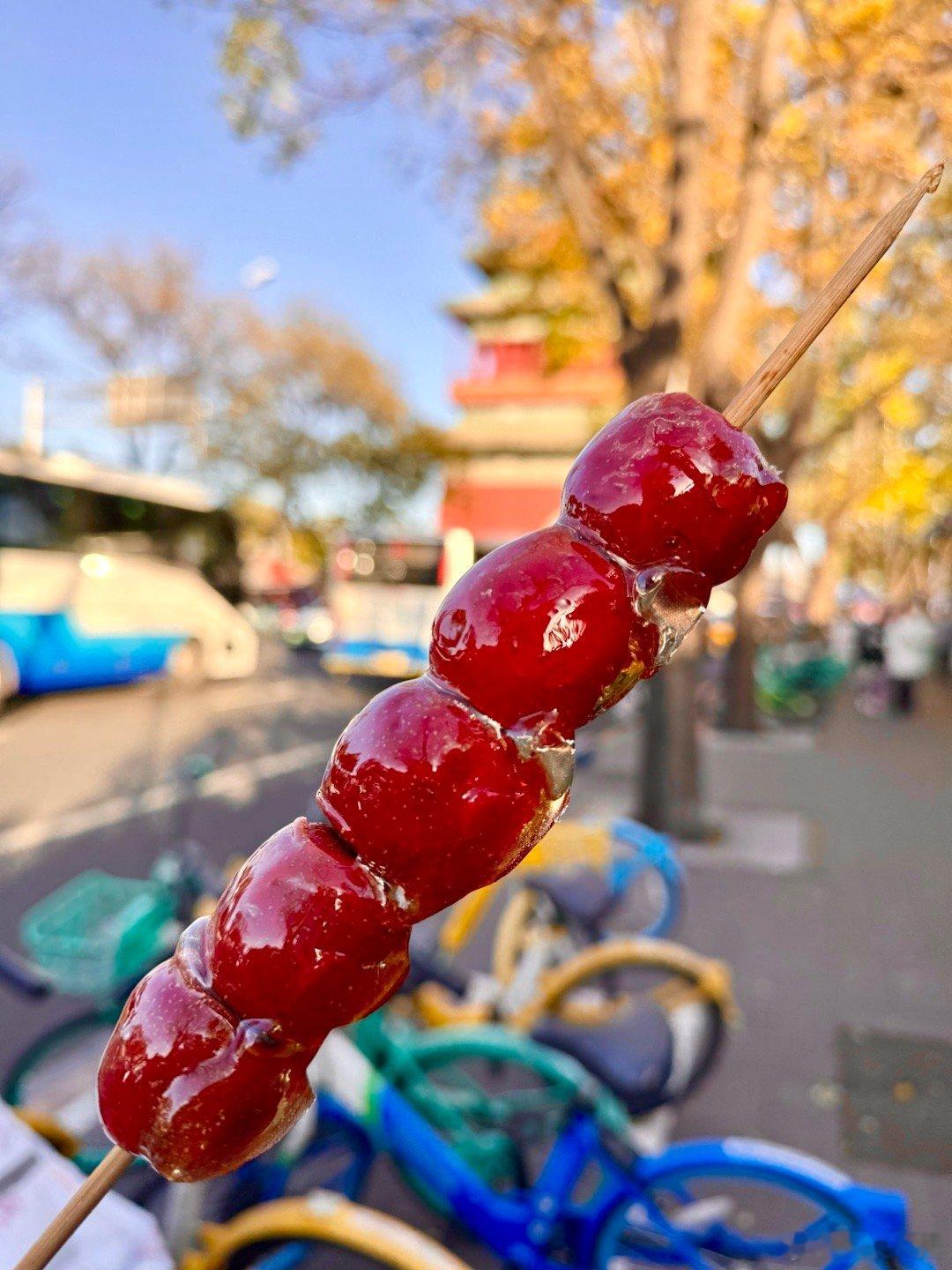 我问糖葫芦怎么没去核呀，商家高情商回答“原汁原味” 